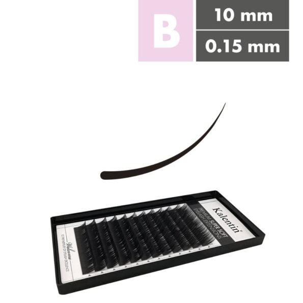 Kalentin Extensiones De Pestañas Clásicas Curva B 0,15 10mm